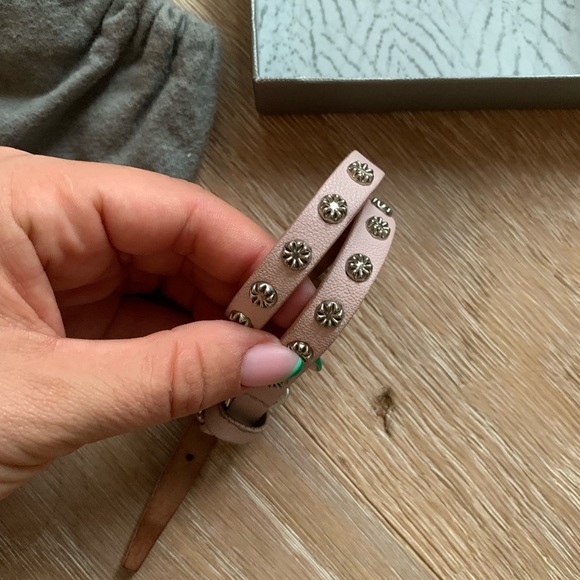 Alexander McQueen Double wrap leather bracelet - Picture 3 of 4